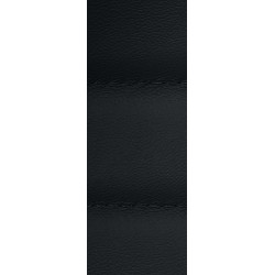 Fauteuil de bureau Mollis en cuir véritable noir