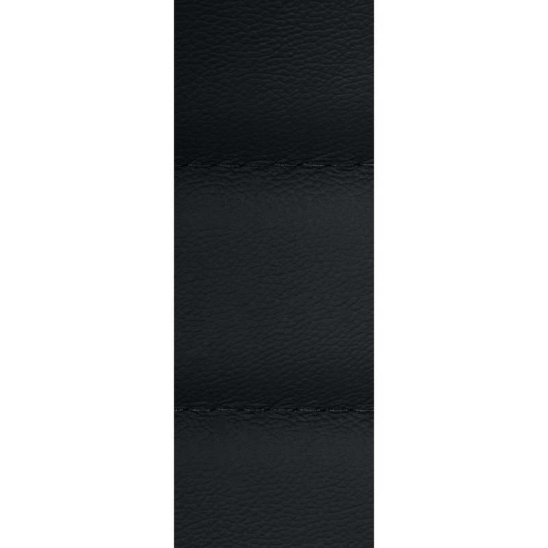 Fauteuil de bureau Mollis en cuir v?ritable noir