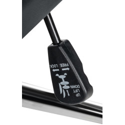 Fauteuil de bureau Mollis en cuir v?ritable noir