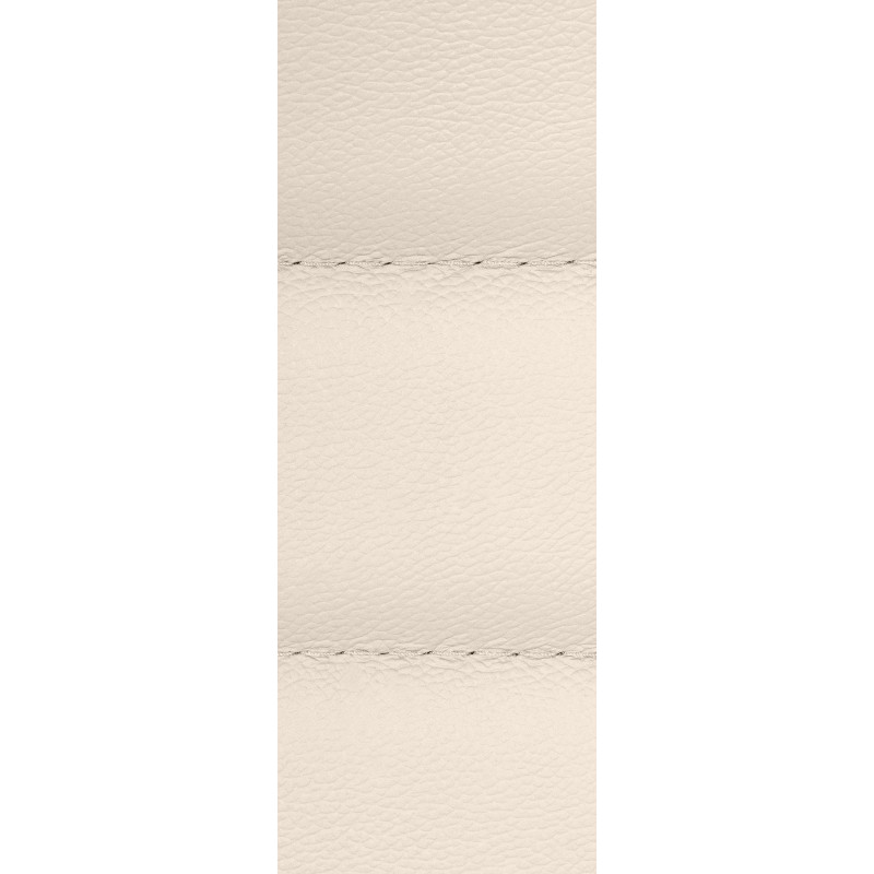 Fauteuil de bureau Mollis en cuir véritable crème