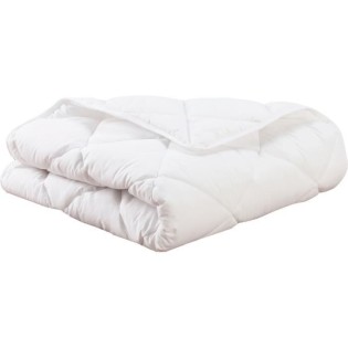 Couette - 100x140cm - MON P'TIT DODO - Chaude - 100% Polyester Fibre creuse siliconée - 1 personne - Blanc