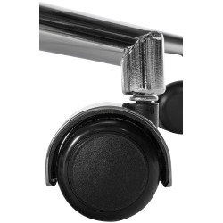 Fauteuil de bureau Mollis en cuir véritable gris