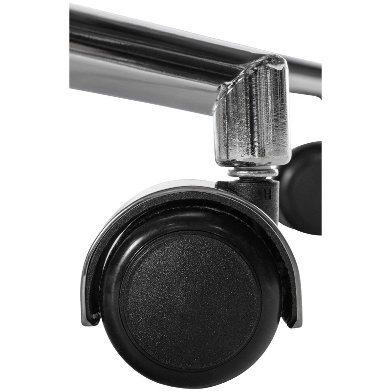 Fauteuil de bureau Mollis en cuir véritable gris