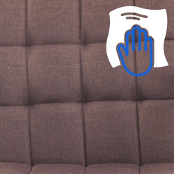 Silla De Oficina Terni Marrón,Tela