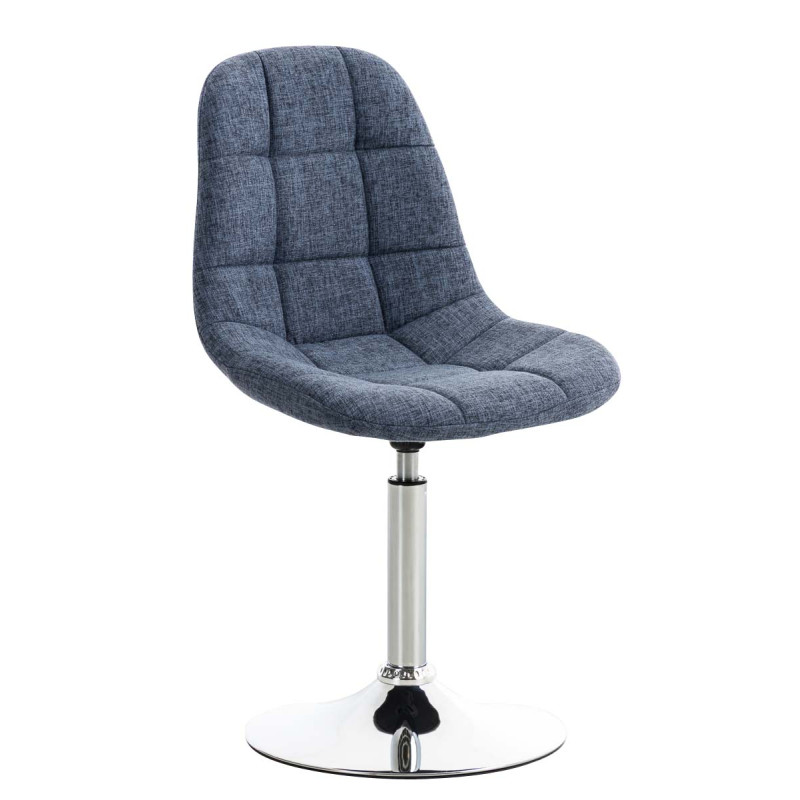 Chaise Emil en tissu bleu