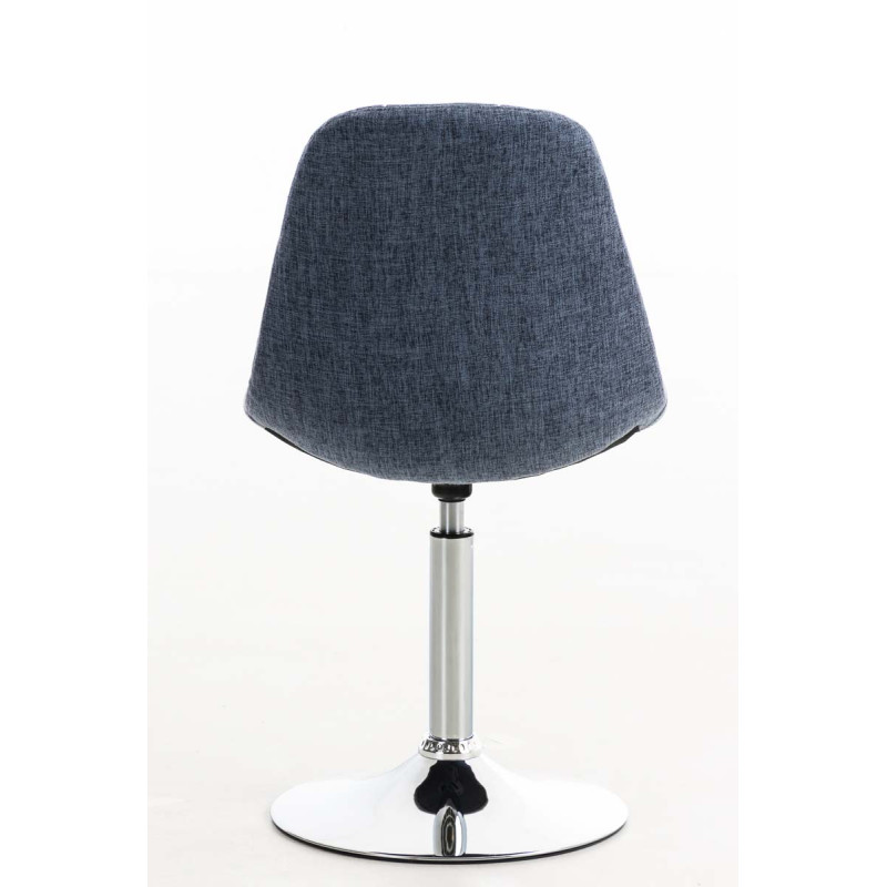 Chaise Emil en tissu bleu