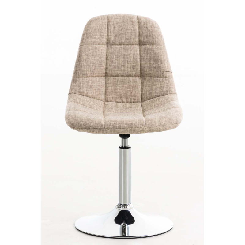 Chaise Emil en tissu crème