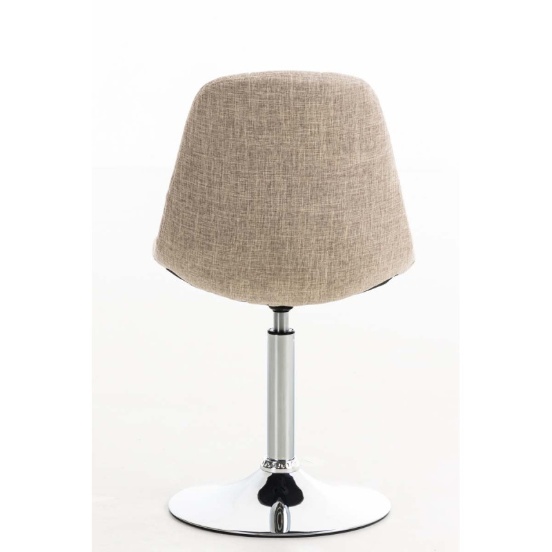 Chaise Emil en tissu crème