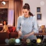 PHILIPS Hue White Ambiance Kit de démarrage ampoule LED connectée - E27 x3 et télécommande Hue