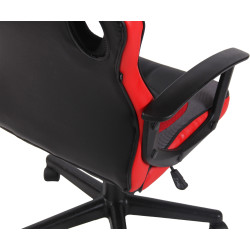 Fauteuil de bureau Glendale noir/rouge