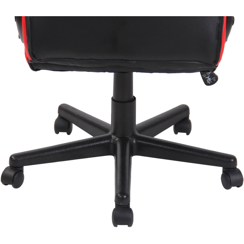 Fauteuil de bureau Glendale noir/rouge