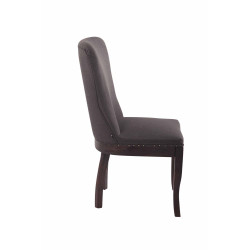 Chaise Windsor en tissu gris foncé