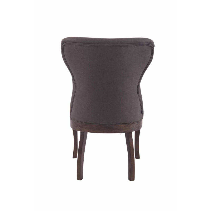 Chaise Windsor en tissu gris foncé
