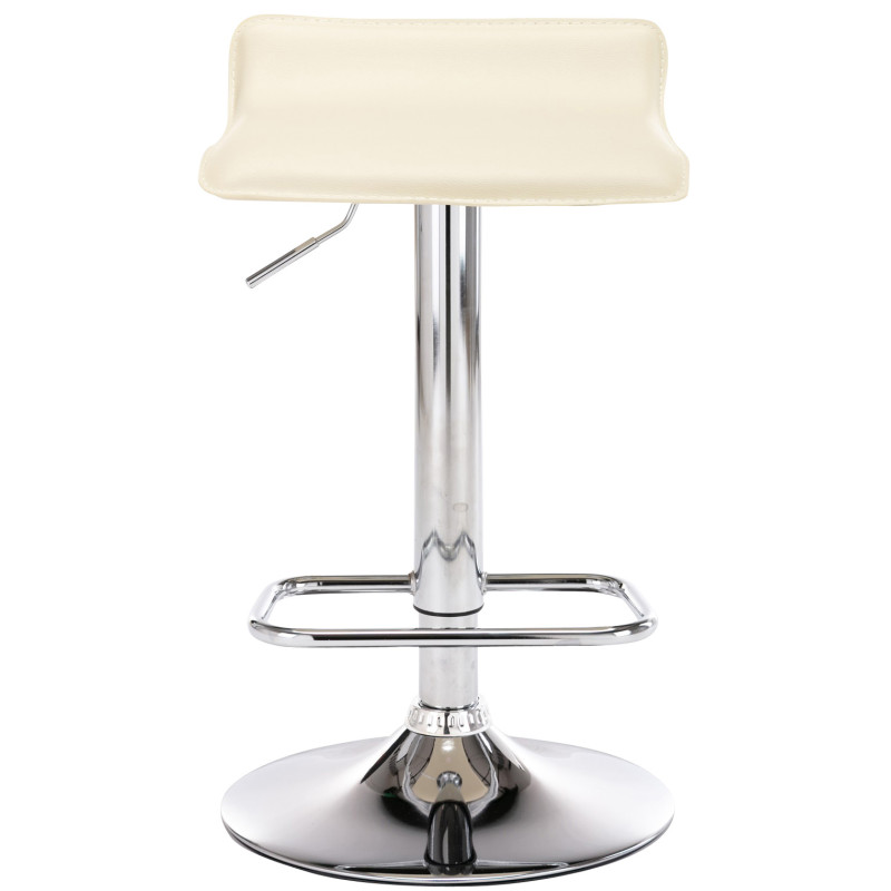 Lot de 2 tabourets de bar Dyn crème