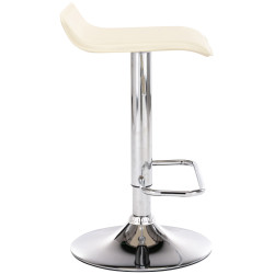 Lot de 2 tabourets de bar Dyn crème