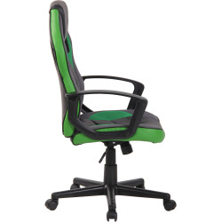 Fauteuil de bureau Glendale noir/vert