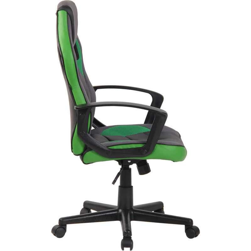 Fauteuil de bureau Glendale noir/vert