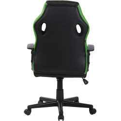 Fauteuil de bureau Glendale noir/vert
