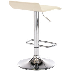 Lot de 2 tabourets de bar Dyn crème