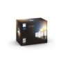 Kit démarrage ampoule LED connectée PHILIPS Hue White - 10,5W - Lot 2 E27 - Télécommande Hue