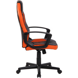 Fauteuil de bureau Glendale noir/orange
