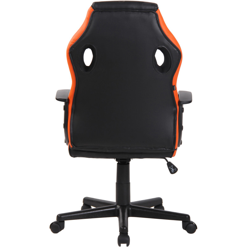 Fauteuil de bureau Glendale noir/orange