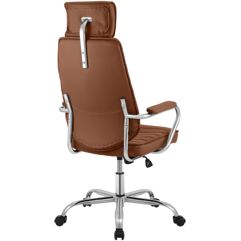 Fauteuil de bureau Rako marron clair