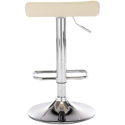Lot de 2 tabourets de bar Dyn crème