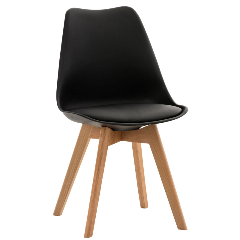 Chaise Linares noir