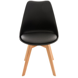 Chaise Linares noir
