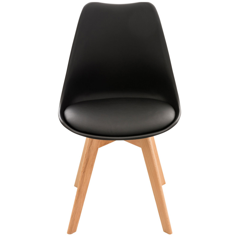 Chaise Linares noir