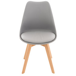 Chaise Linares gris