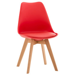 Chaise Linares rouge