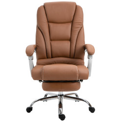 Fauteuil de bureau Pacific marron clair