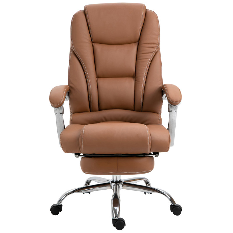 Fauteuil de bureau Pacific marron clair