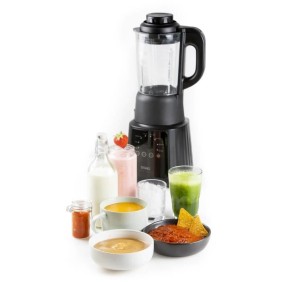 Blender Multi fonctions - DOMO - DO726BL - 900 W - 1,2 L - 8 programmes - Affichage LED - Noir