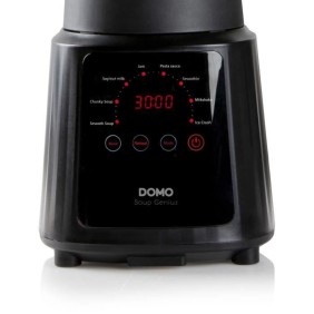 Blender Multi fonctions - DOMO - DO726BL - 900 W - 1,2 L - 8 programmes - Affichage LED - Noir