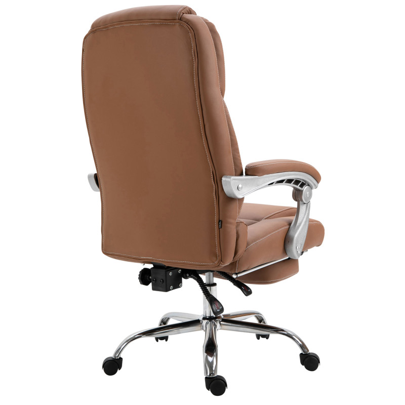Fauteuil de bureau Pacific marron clair