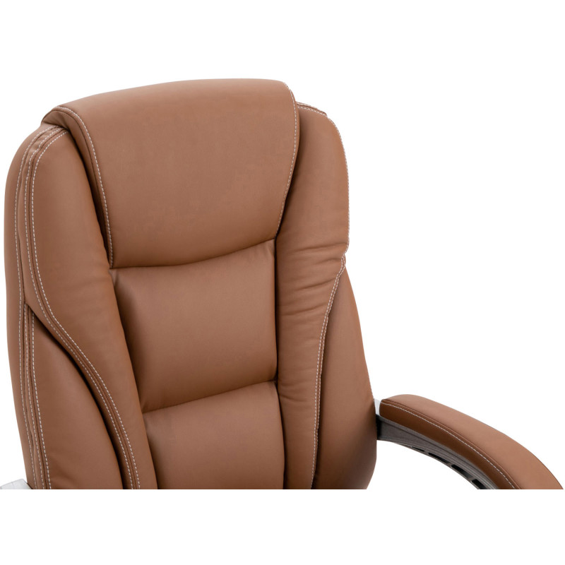 Fauteuil de bureau Pacific marron clair