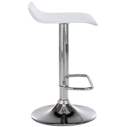 Lot de 2 tabourets de bar Dyn blanc