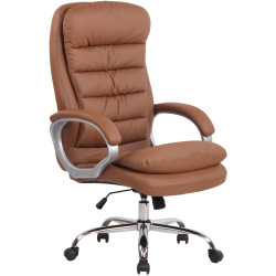 Fauteuil de bureau BIG Vancouver marron clair