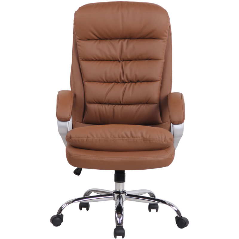 Fauteuil de bureau BIG Vancouver marron clair
