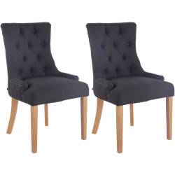 Lot de 2 chaises de salle à...