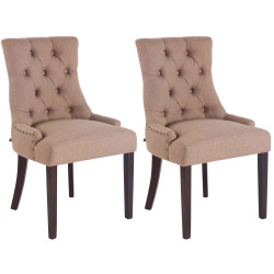Lot de 2 chaises de salle à...