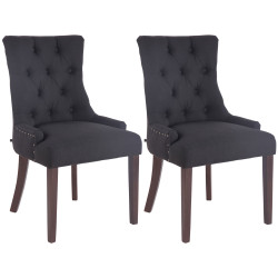 Lot de 2 chaises de salle à...