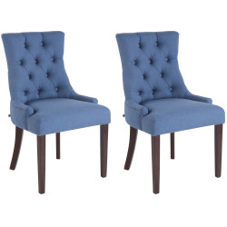 Lot de 2 chaises de salle à...