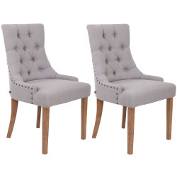 Lot de 2 chaises de salle à...