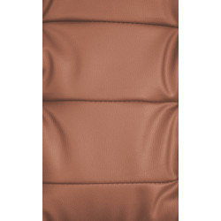 Fauteuil de bureau Oxygen en cuir artificiel marron clair