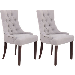 Lot de 2 chaises de salle à...