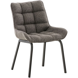 Chaise Saranda tissu noir...